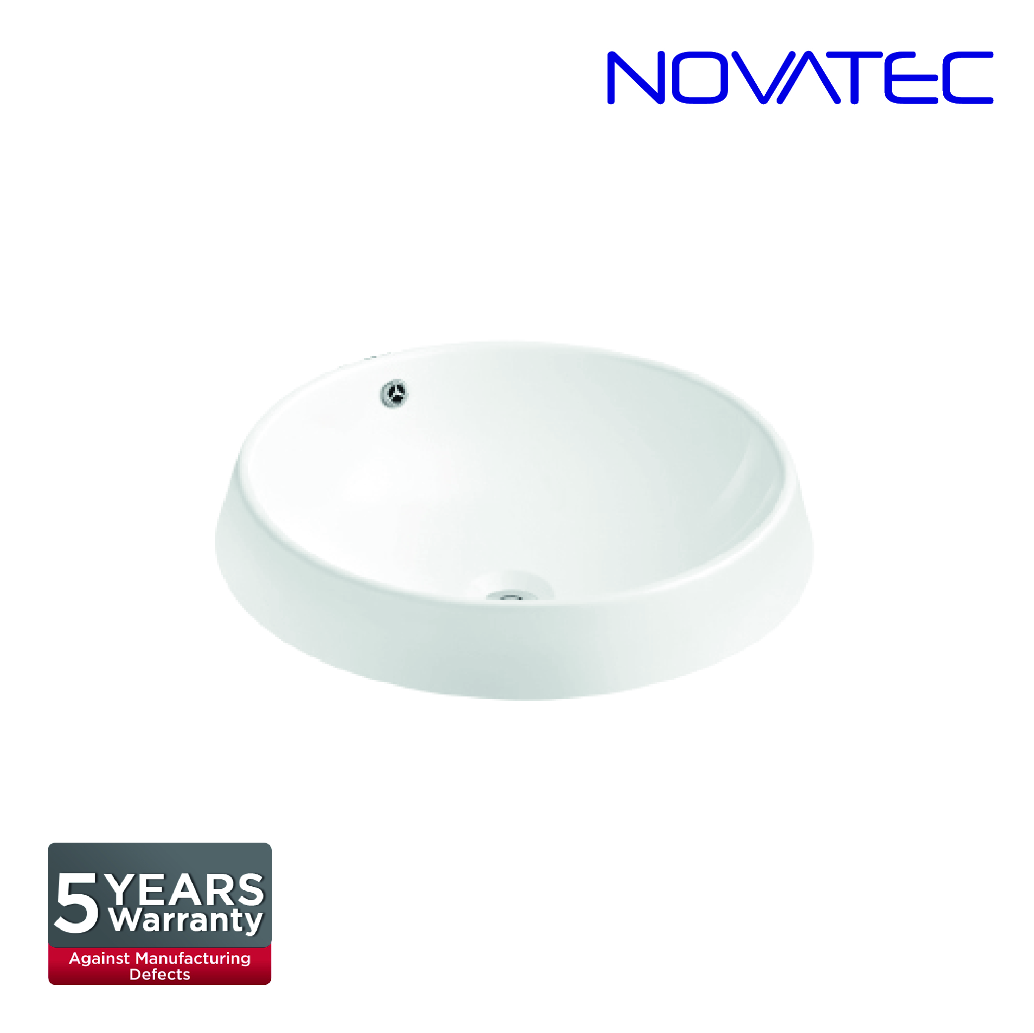 Novatec SW Mitilini 480 Round Above Counter Basin AT-AC6001