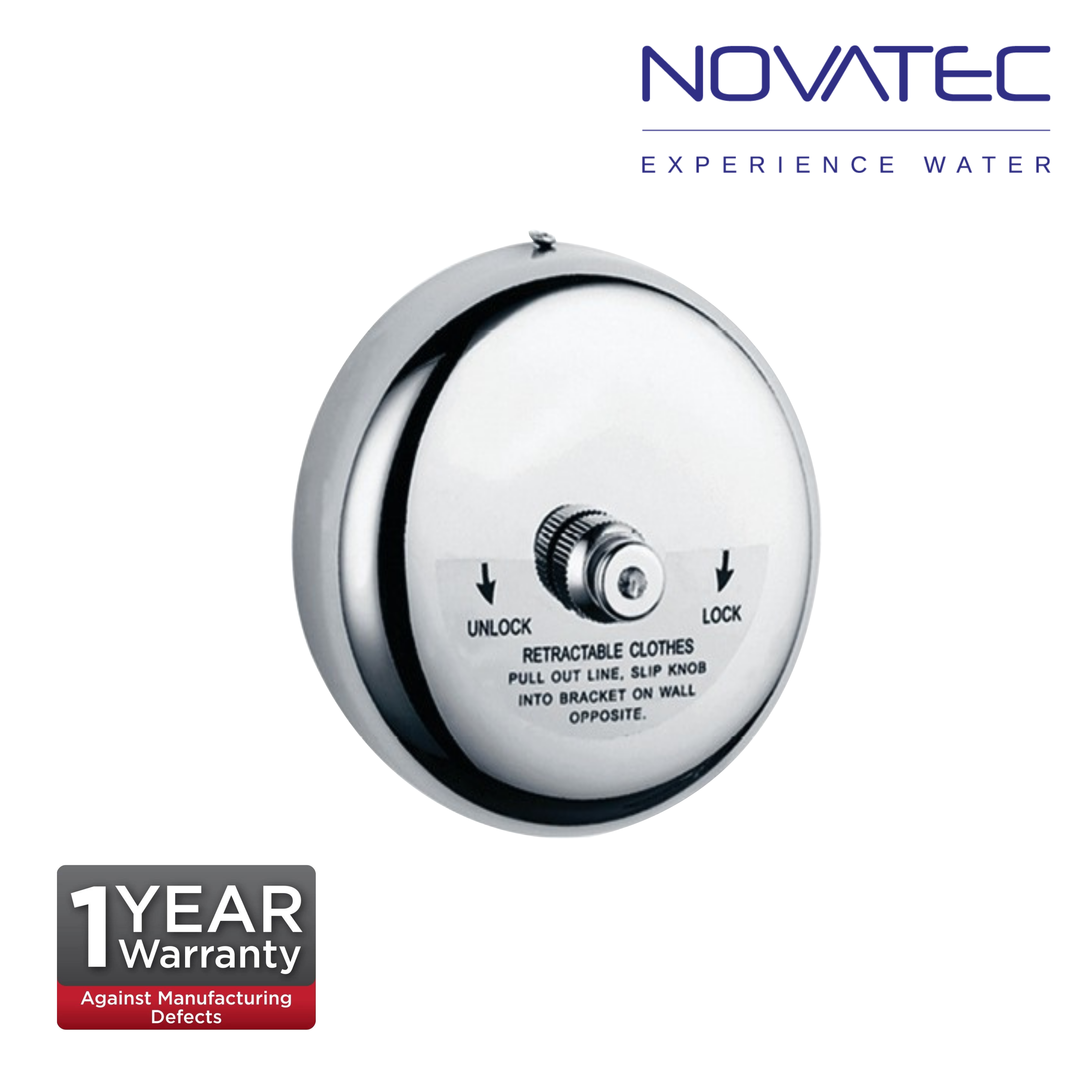 Novatec Stainless Steel Clothe Line - 2.8 M (CL02)