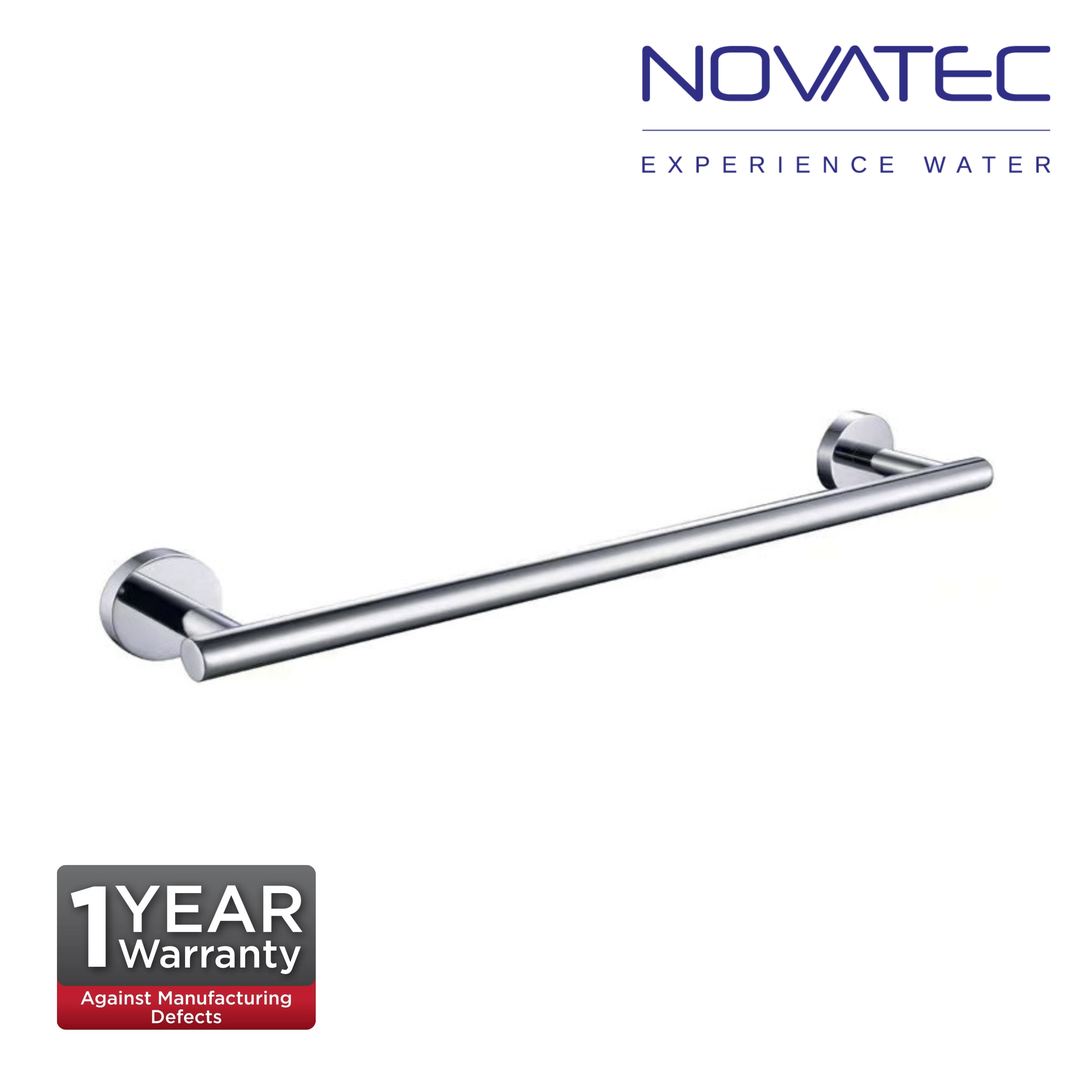 Novatec Aria Stainless Steel Towel Rail 600mm  (NV25503-24)