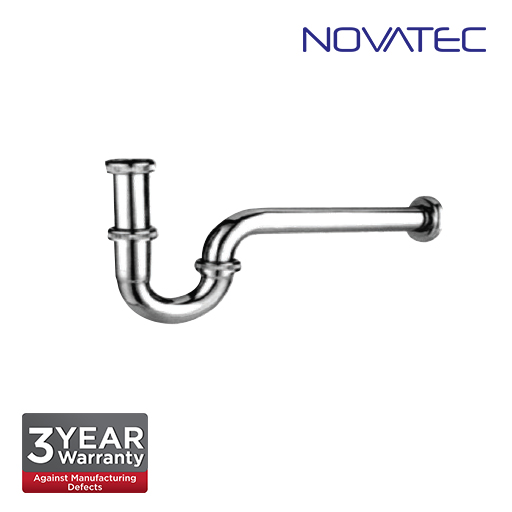 Novatec 32mm Chrome Plated Stainless Steel Tubular P Trap BBT-3202