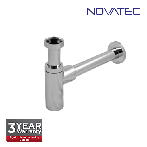 Novatec 32mm Chrome Plated Zinc Alloy Deluxe Bottle Trap BBT-32DR