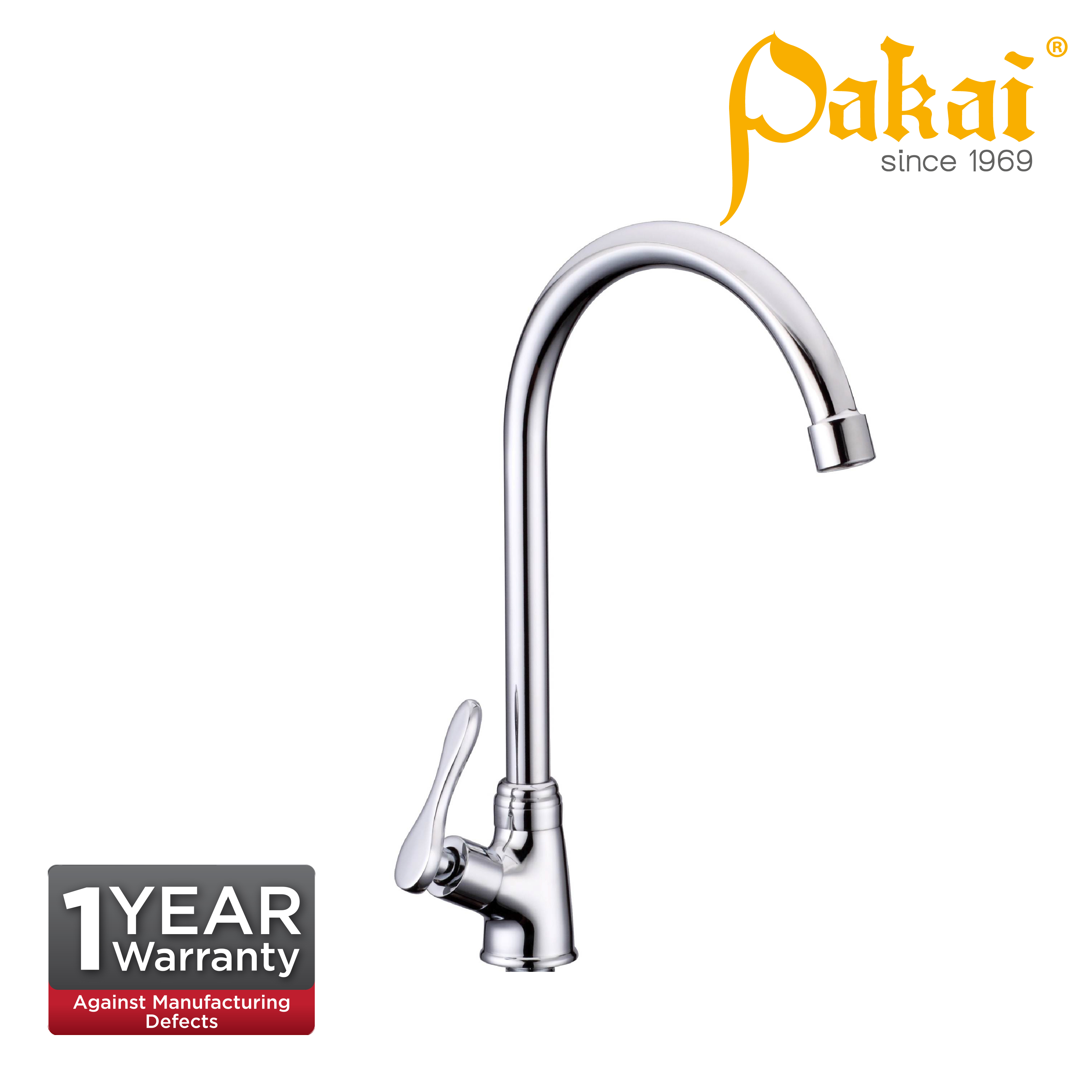 Pakai Pillar Sink Tap Curve Series CV52000H