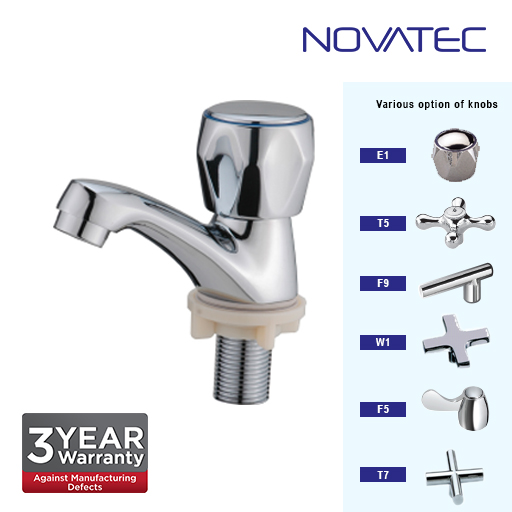 Novatec Chrome Plated Pillar Tap  T5-1123