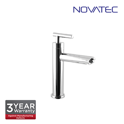 Novatec Chrome Plated Basin Pillar Tap F9-2036