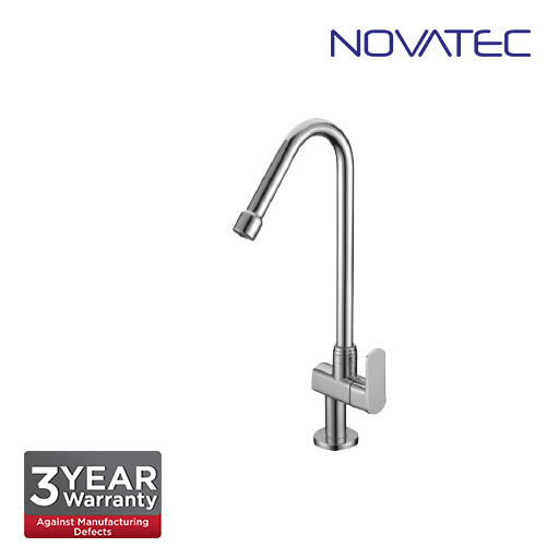 Novatec Quarter Turn Pillar Sink Tap With Swive Spout FA2123