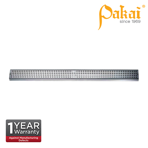 Pakai Shower Channel Slotted Type Floor Drainage 1200mm x 65mm  FT1200X65S