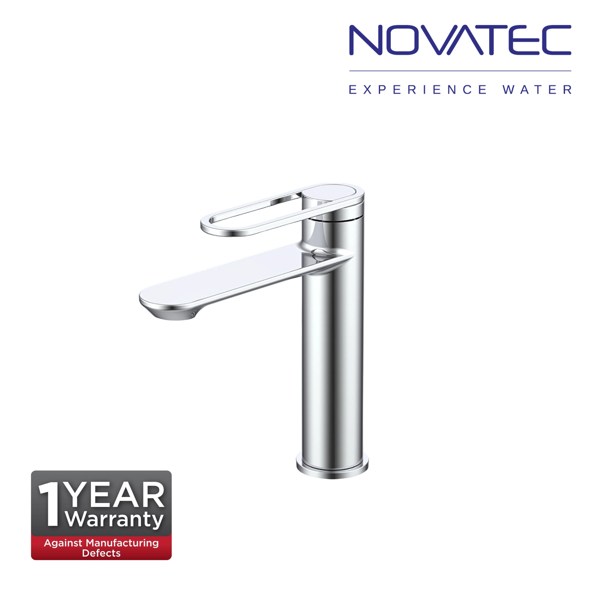 Novatec Lumi Single Lever Basin Mixer