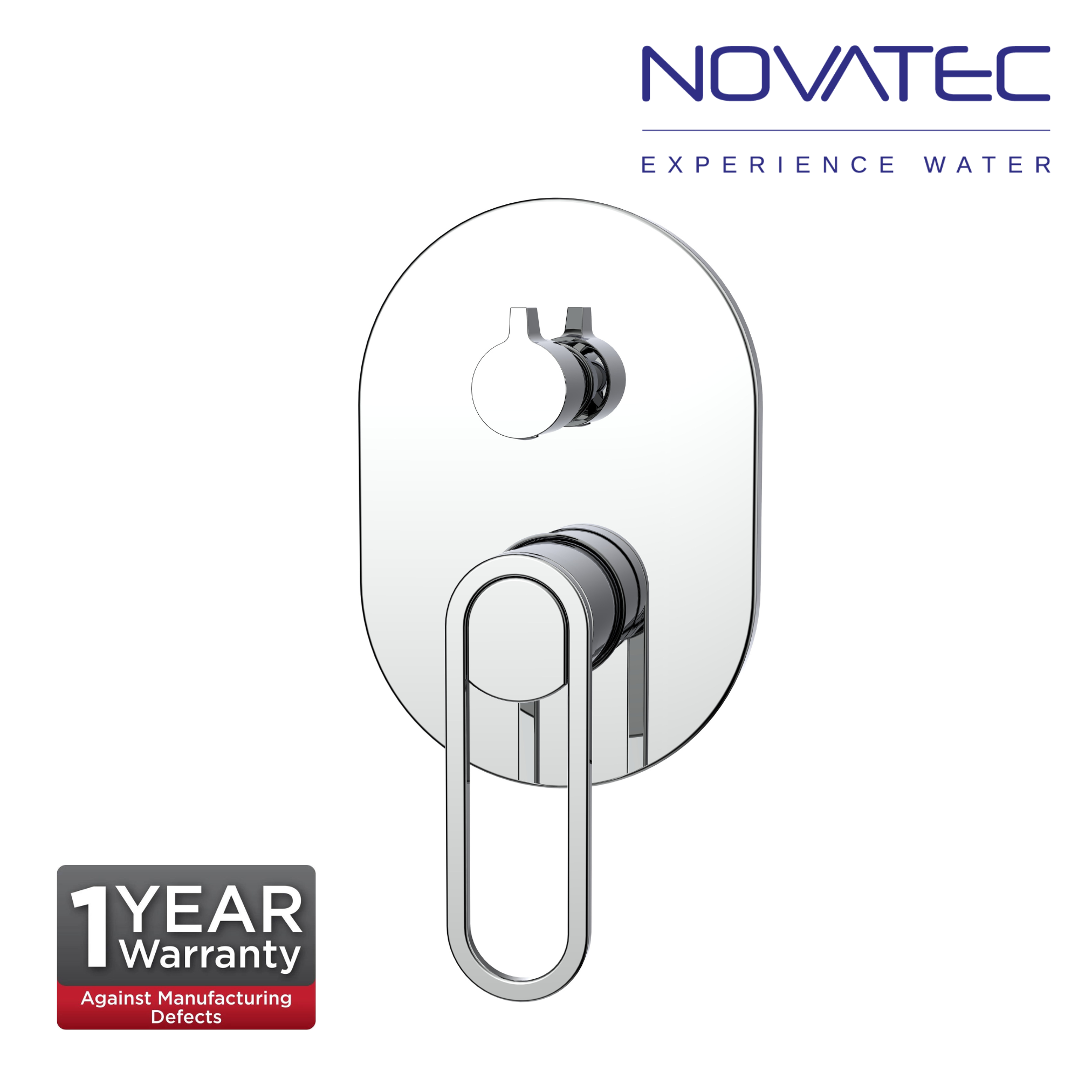 Novatec Lumi Single Lever Concealed Shower Mixer With Diverter