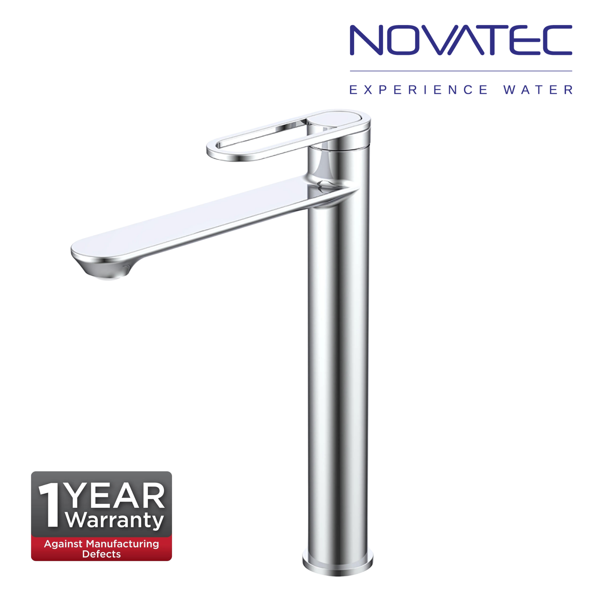 Novatec Lumi Tall Basin Mixer