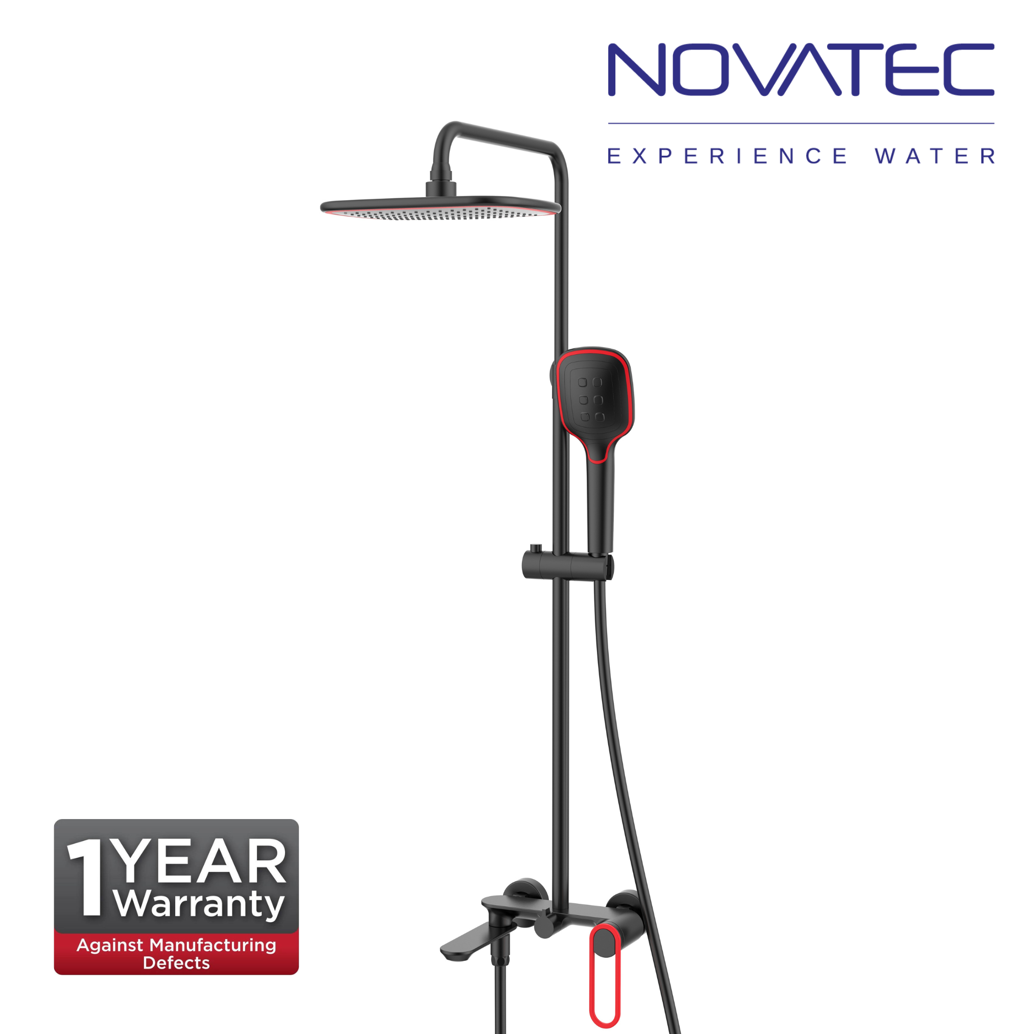 Novatec Lumi Shower Post With 10