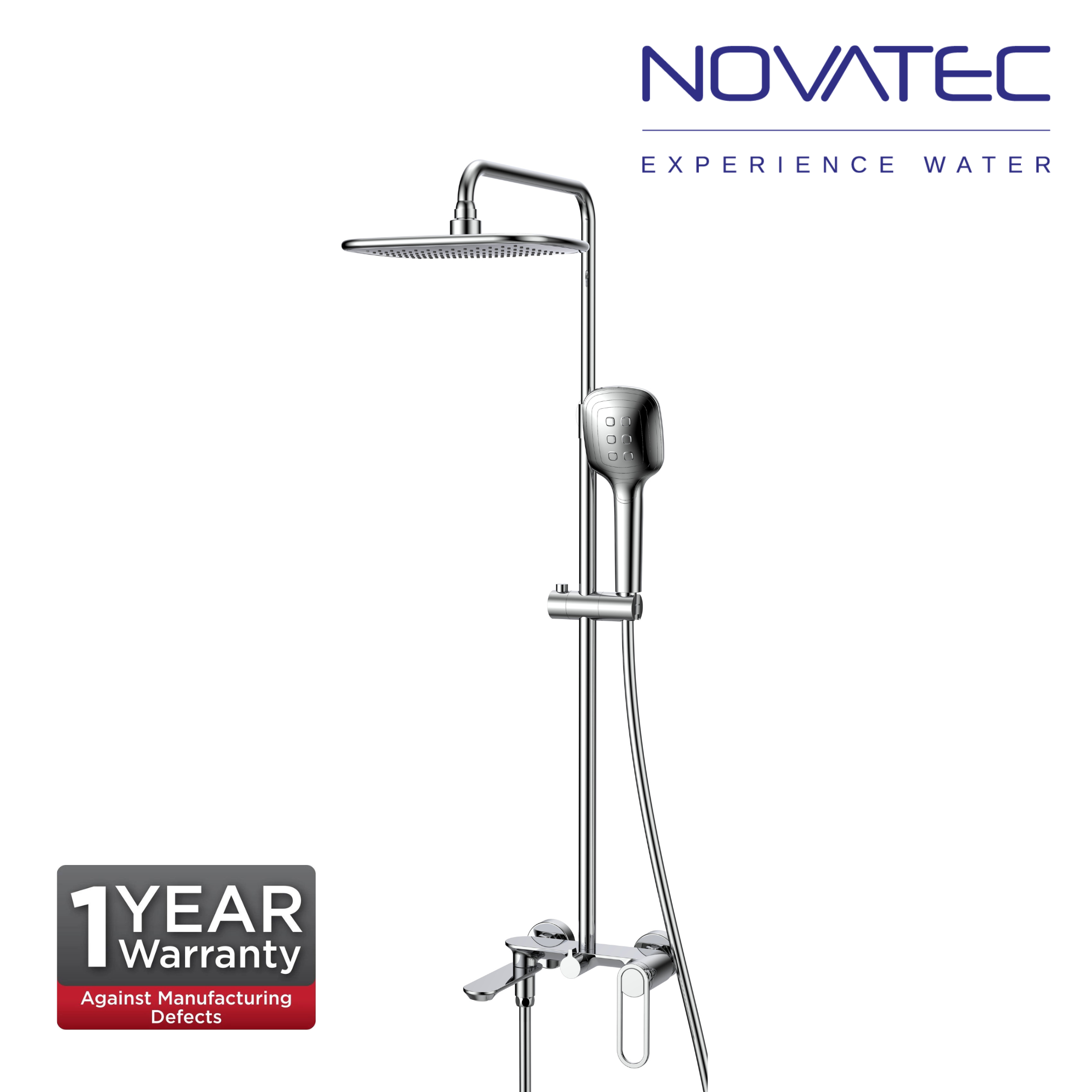 Novatec Lumi Shower Post With 10