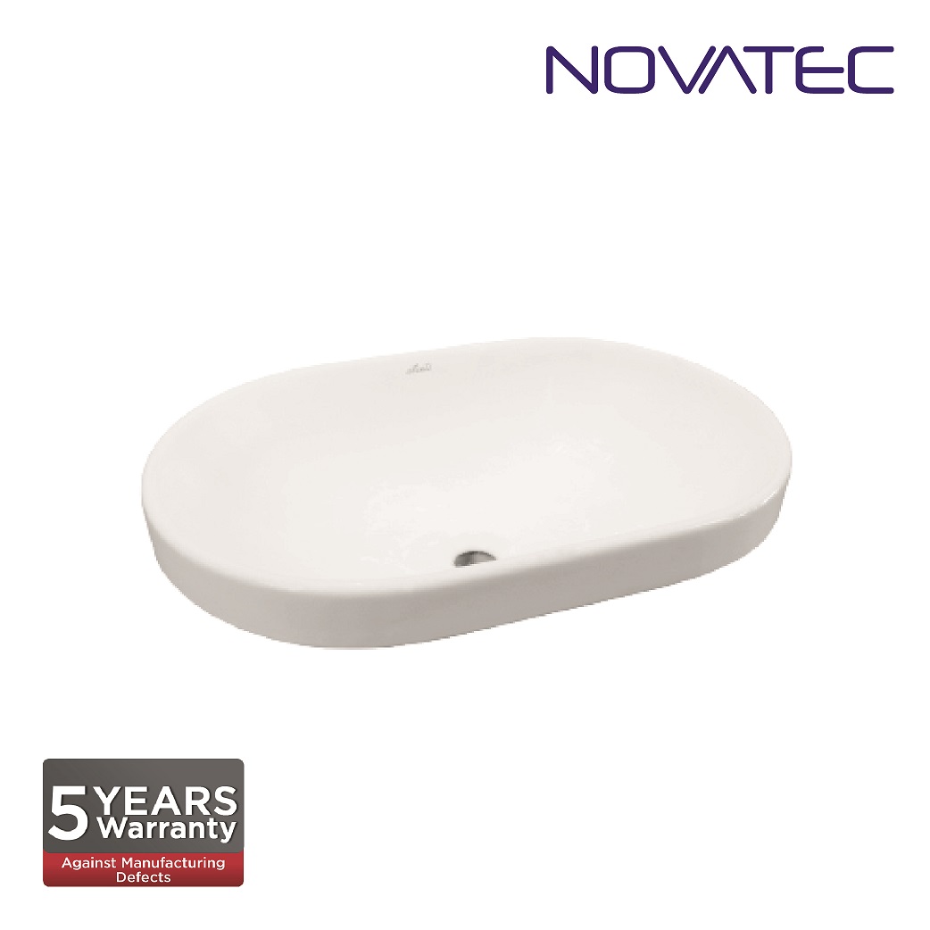 Novatec SW Mitilini 590 Oval Above Counter Basin LT4028