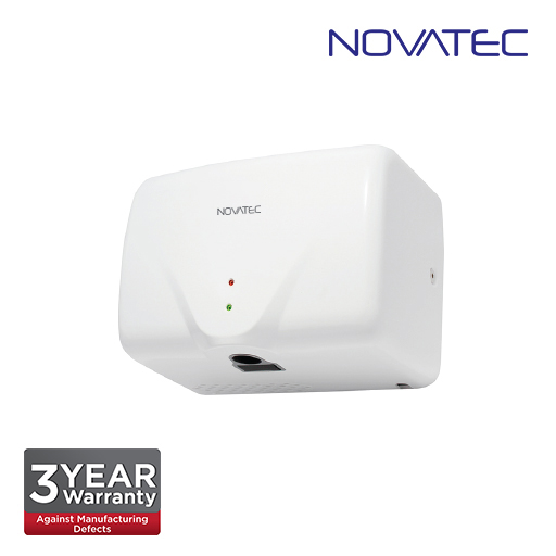 Novatec Automatic High Speed Hand Dryer In White ABS Casing With Uv Sterilization Light HD-2803K