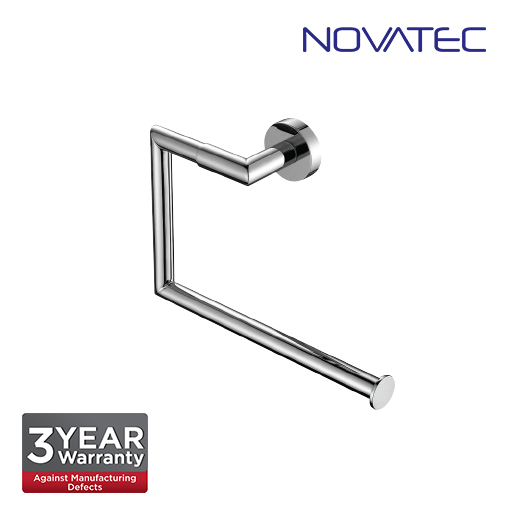 Novatec Chrome Plated Towel Ring NVB3308