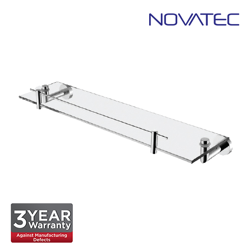 Novatec Chrome Plated Glass Shelf NVB3312