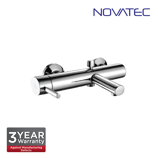 Novatec Chrome Plated Single Lever Exposed Bath Shower Mixer RB5384