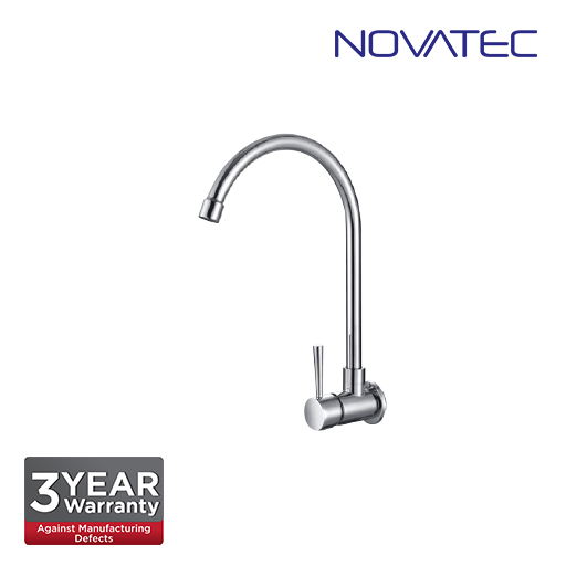 Novatec Chrome Plated Wall Sink Tap RC5051