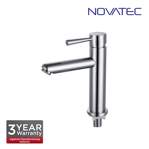 Novatec Chrome Plated Basin Pillar Tap RC5087