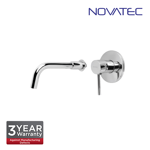 Novatec Chrome Plated Single Lever Concealed Basin Mixer With Spout RS5400