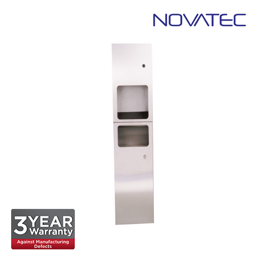 Novatec 2-In-1 Stainless Steel Reccess Mounted Automatic Hand Dryer SS-REC-2+1