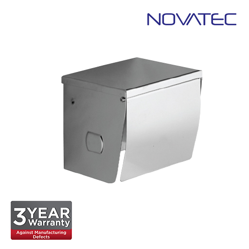 Novatec Stainless Steel Surface Mount Paper Holder With Shelf  TPH3911