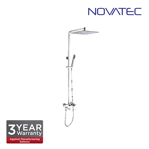 Novatec Shower post with exposed bath shower mixer, 10 x 10