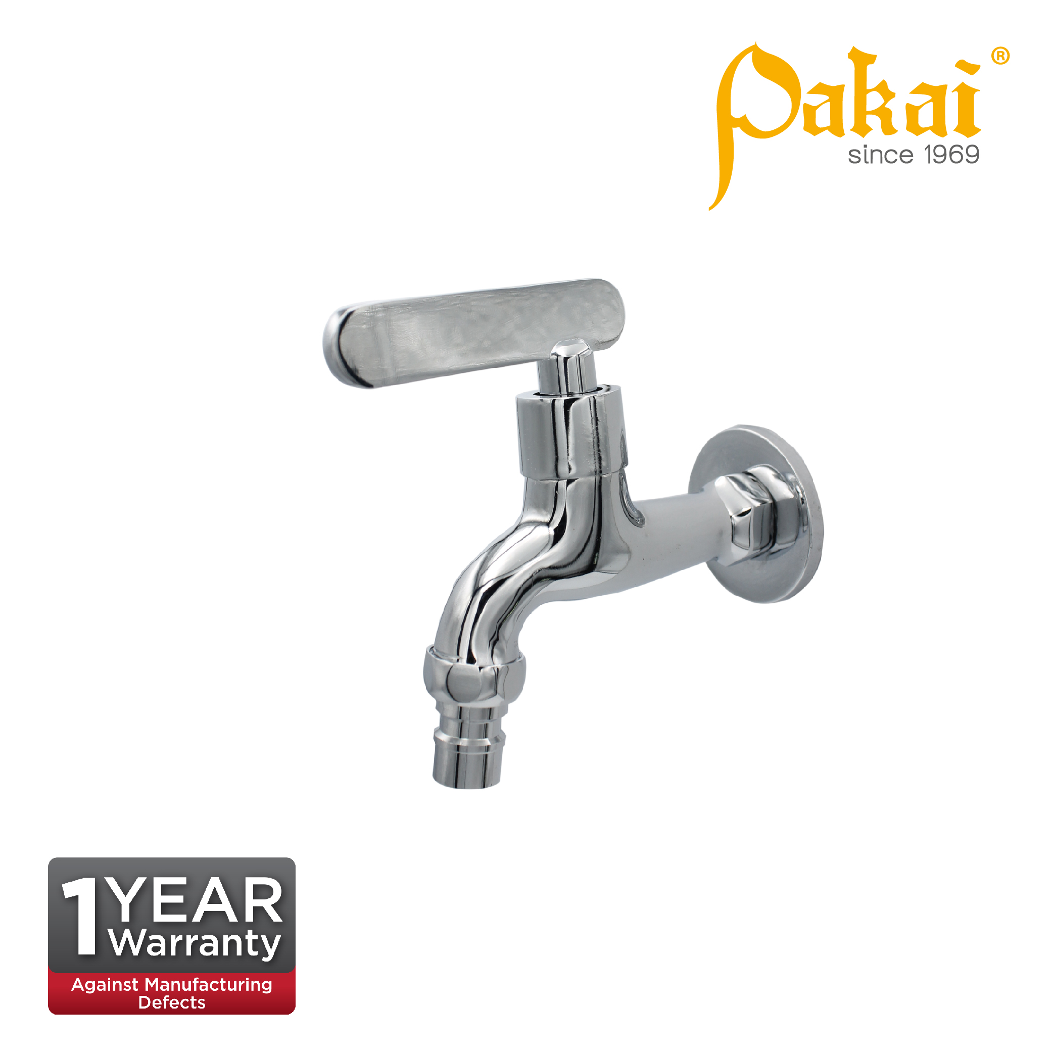 Pakai VERTO Chrome Plated Hose Bib Tap 1/2 Hose Tail