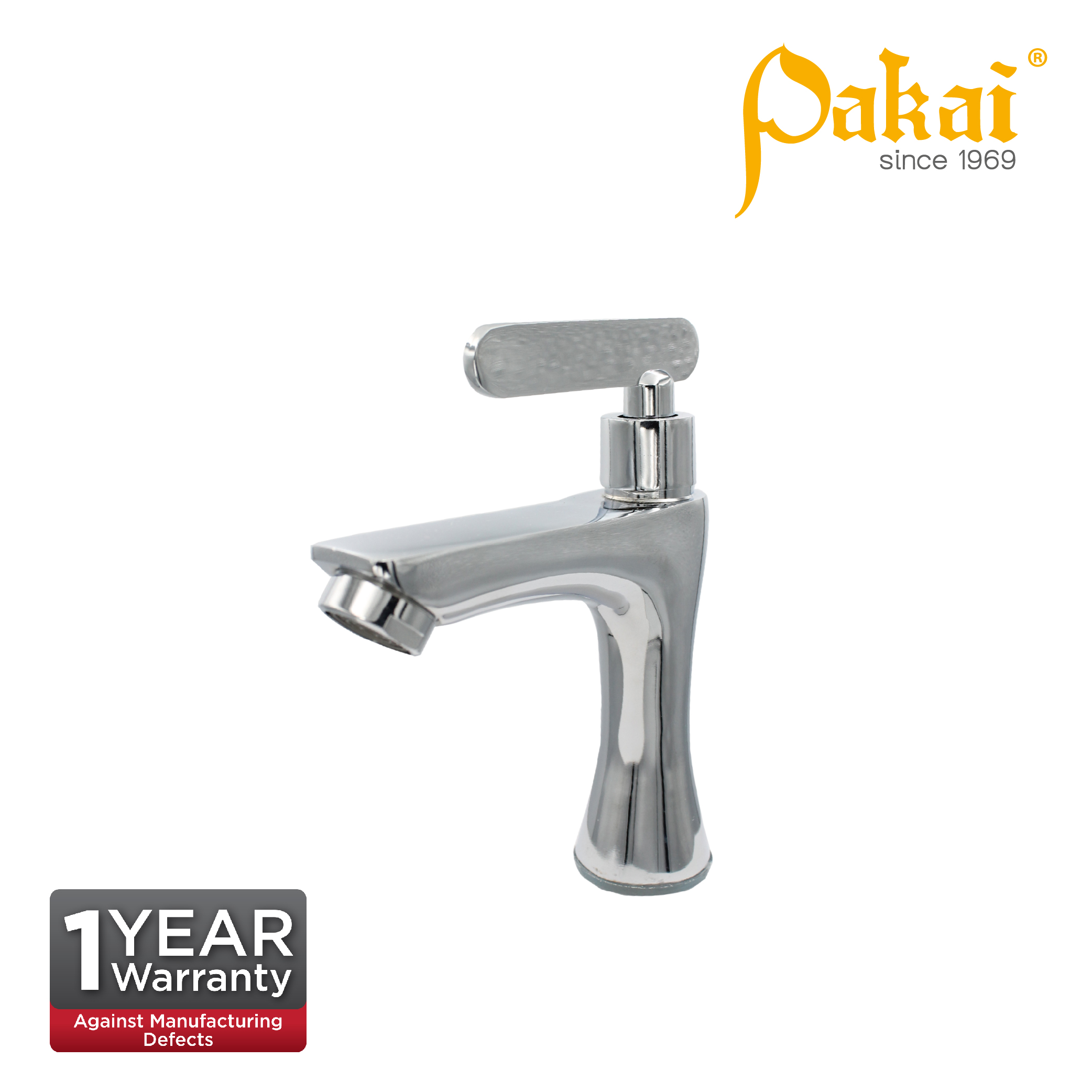 Pakai VERTO Chrome Plated Pillar Basin Tap