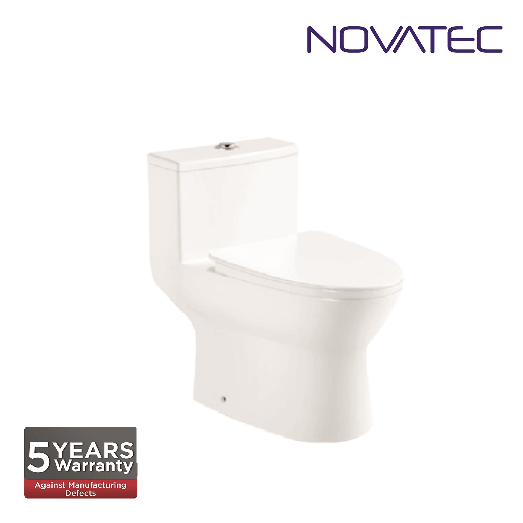 Novatec SW Trento One Piece Wash Down Pedestal Water Closet WC1010P