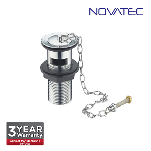 Novatec 32mm Basin Waste With Plug & Chain WPC725